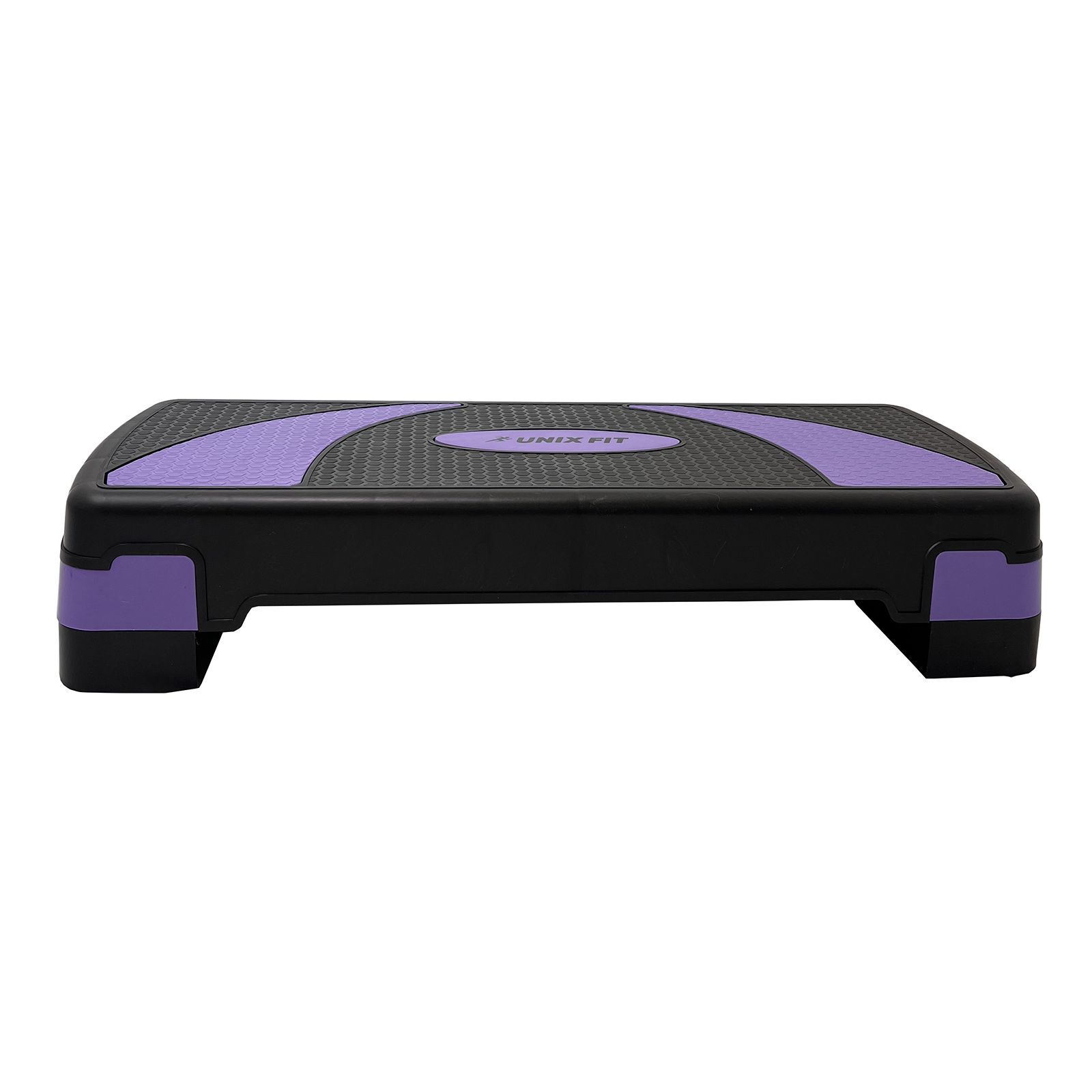 Степ-платформа UNIX Fit для фитнеса 2 уровня, 68 см, фиолетовый