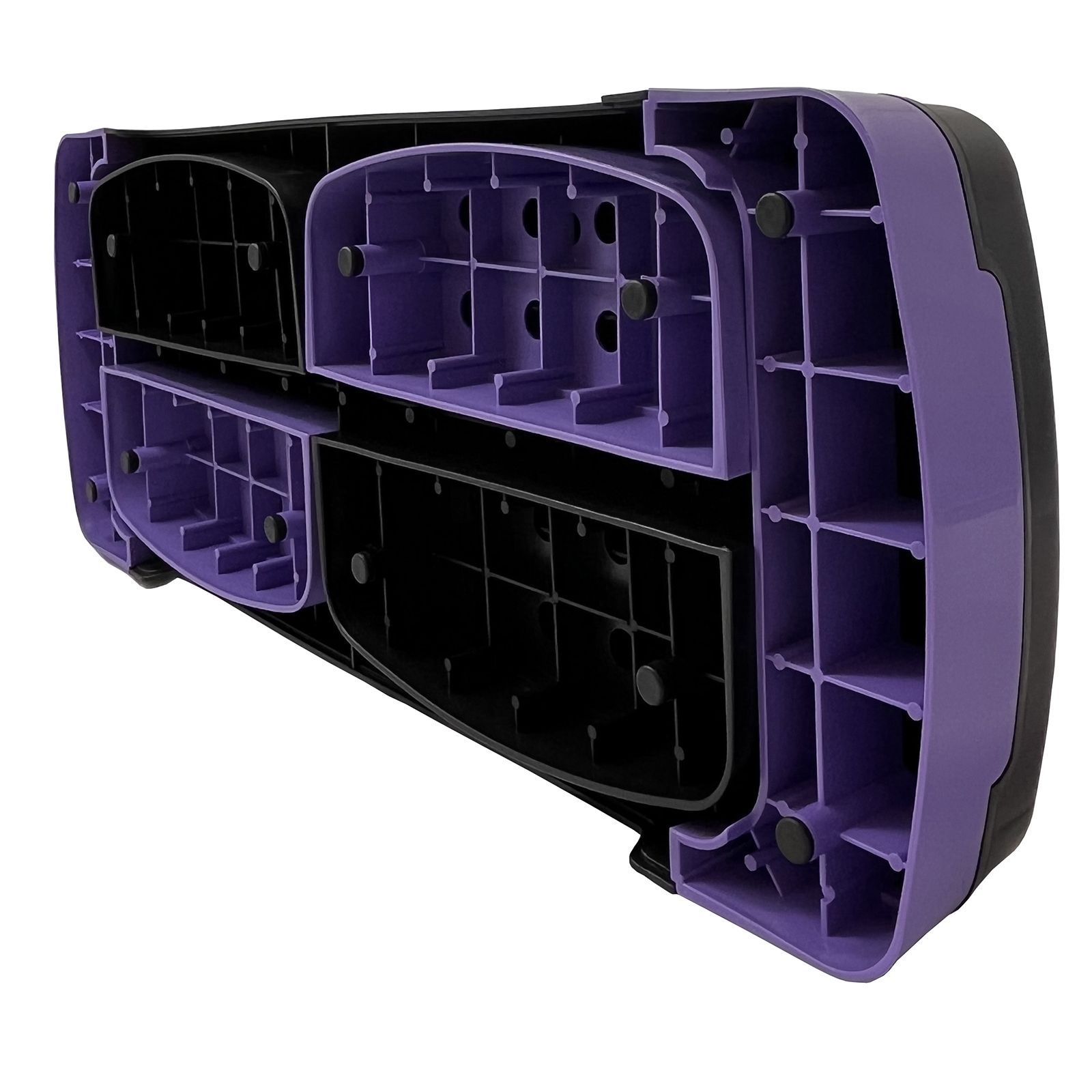 Степ-платформа UNIX Fit для фитнеса 2 уровня, 68 см, фиолетовый