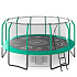 Батут UNIX Line Премиальный с играми / Supreme Game 16 ft зеленый