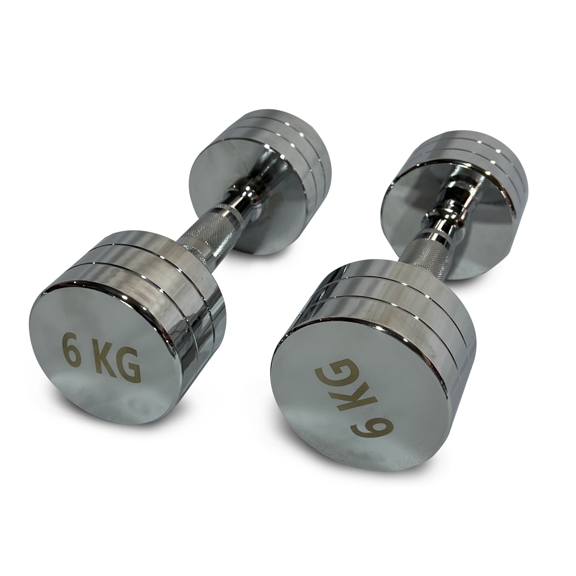

Гантель UNIX Fit PRO круглая хромированная 6 кг / шт., Круглые хромированные
