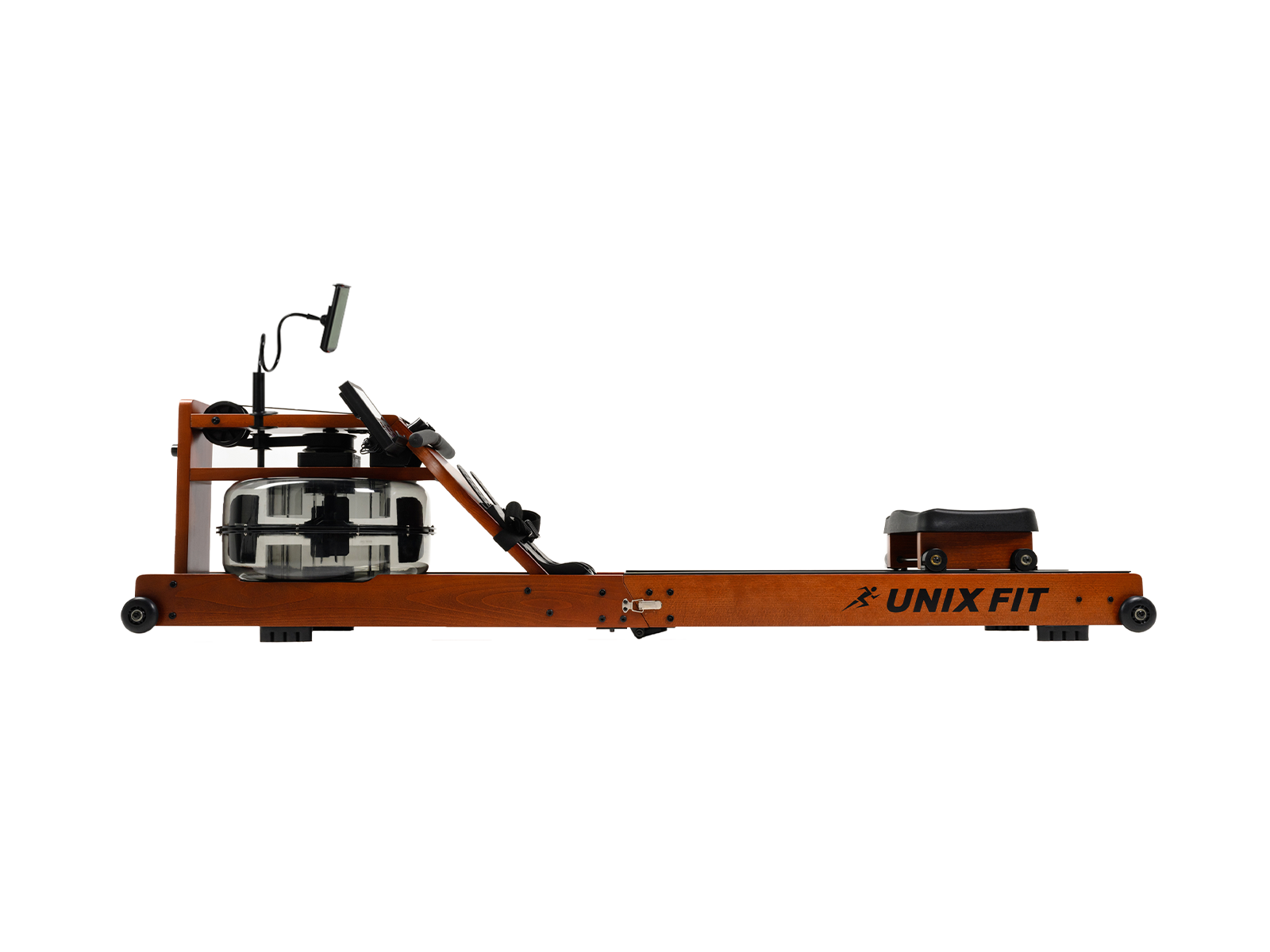 Гребной тренажер UNIX Fit Wood Rower Dark