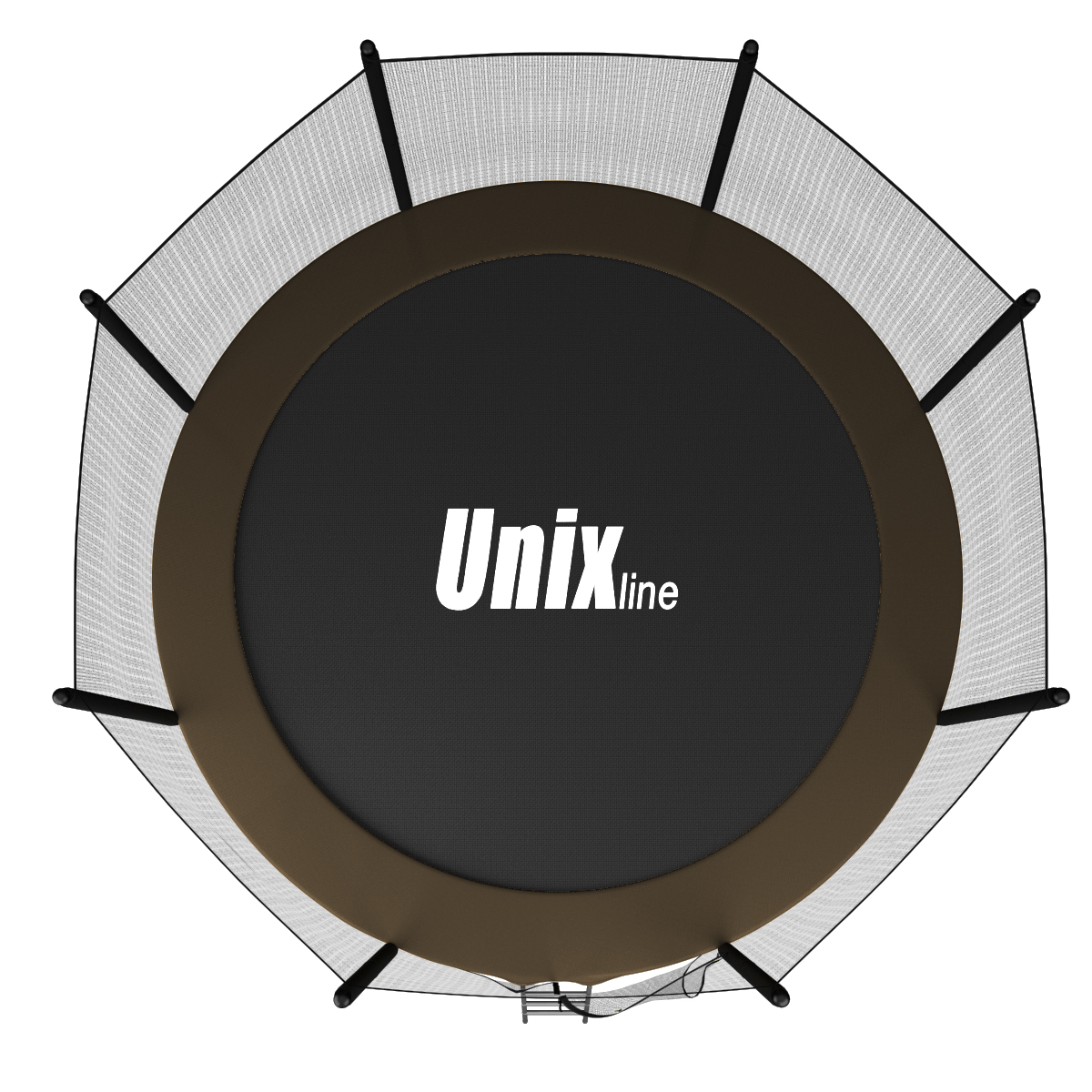 Батут UNIX Line Black&Brown 10 ft (outside)