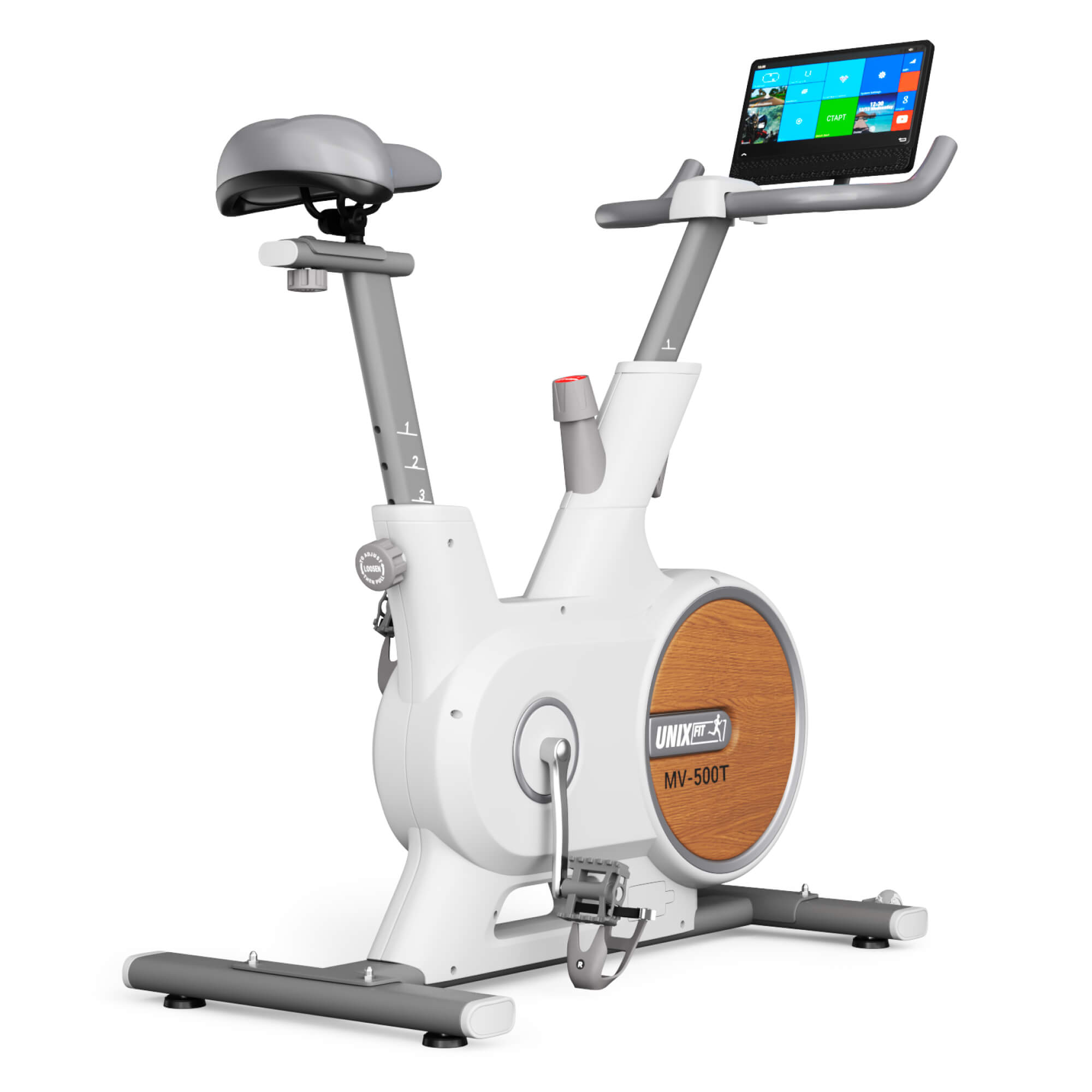 

Велотренажер UNIX Fit MV-500T (15,6 TFT') Wood, Новинки